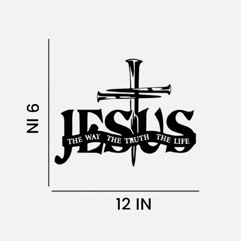 (🎁Siste dag 49 % rabatt)🔥Jesus og korsdesignet veggkunst- ⌛Begrenset håndlaget serie