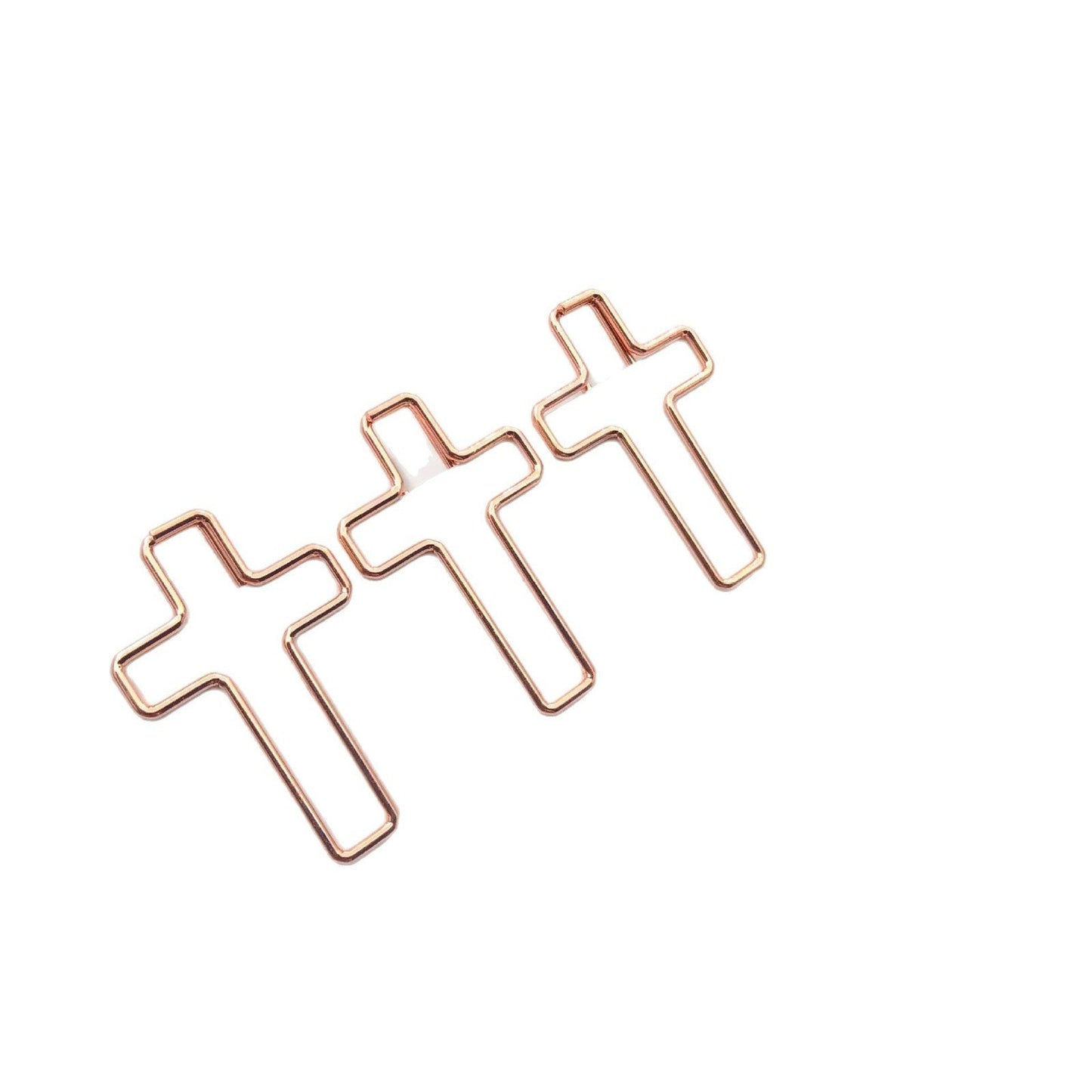 Cross Paperclip Bookmark – Åndelig og stilig tilbehør med dobbel funksjon for lesere