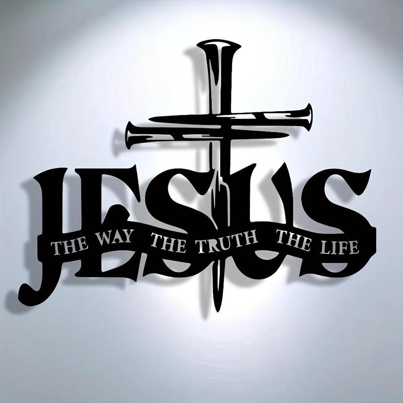 (🎁Siste dag 49 % rabatt)🔥Jesus og korsdesignet veggkunst- ⌛Begrenset håndlaget serie