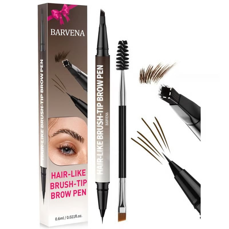 🌟 Oppnå perfekte bryn - ✨ 4D brynpenn - for naturlige, perfekte øyenbryn og eyeliner hele dagen! 💁♀