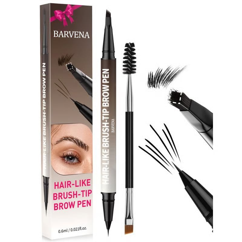 🌟 Oppnå perfekte bryn - ✨ 4D brynpenn - for naturlige, perfekte øyenbryn og eyeliner hele dagen! 💁‍♀