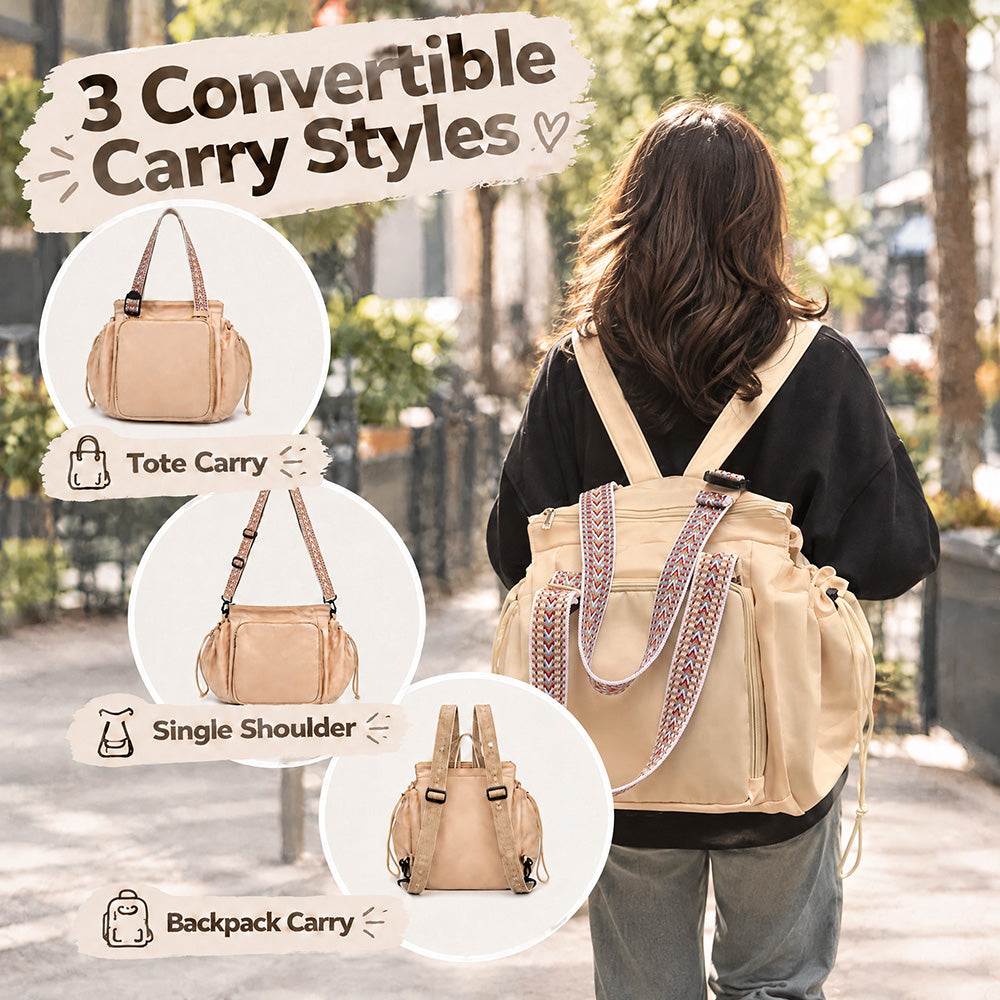 👜2026 Versatile Diaper Bag Backpack - 15-Pocket Waterproof Travel Mom Bag