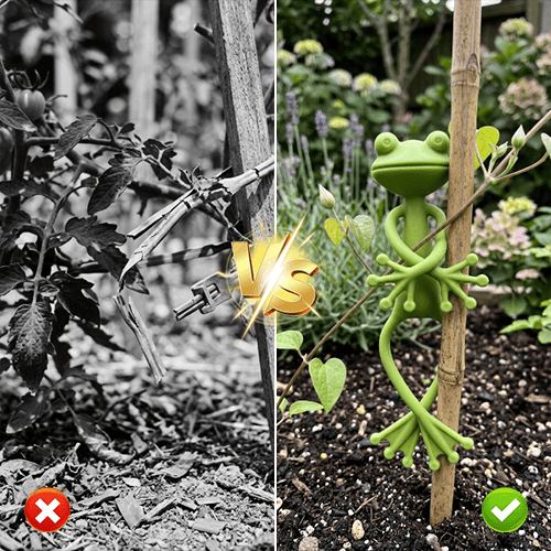 Multifunksjonelle, fleksible bånd og arrangører for froskeplanter