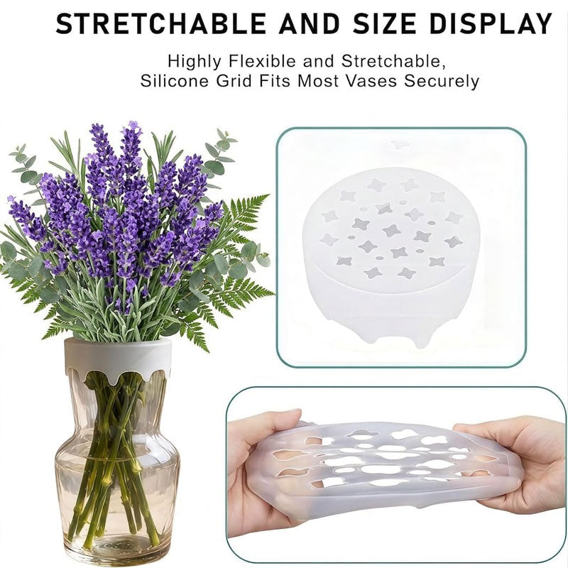 🌸Spiral Ikebana silikon blomsterstilkholder