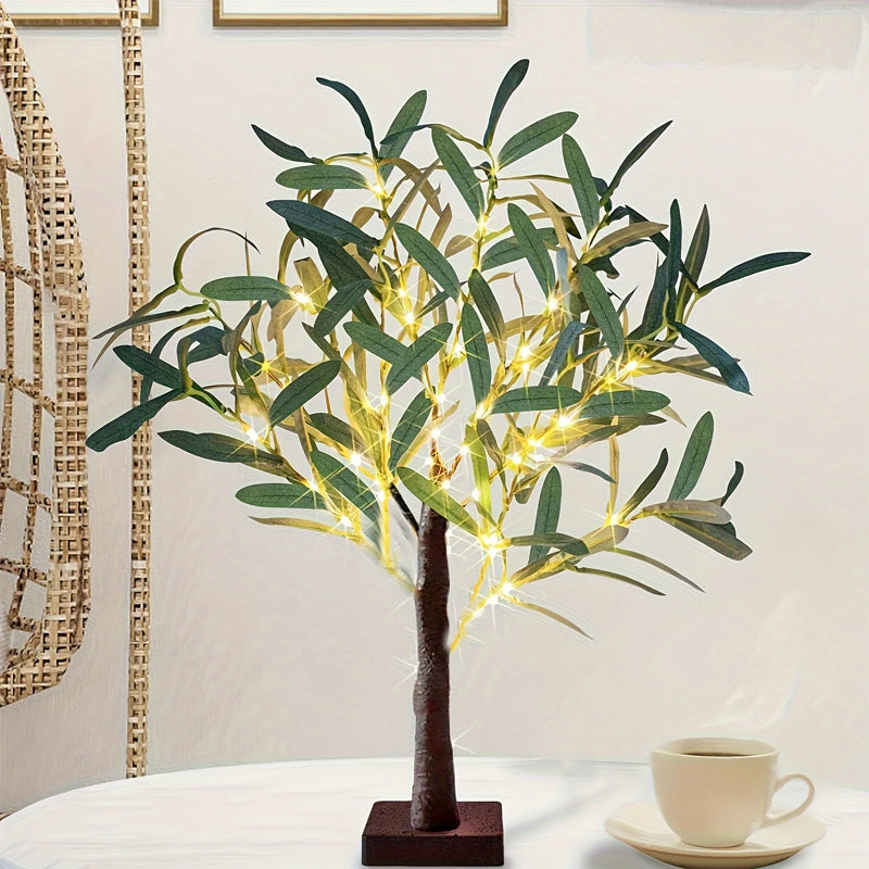 Led kunstig trebelysnin