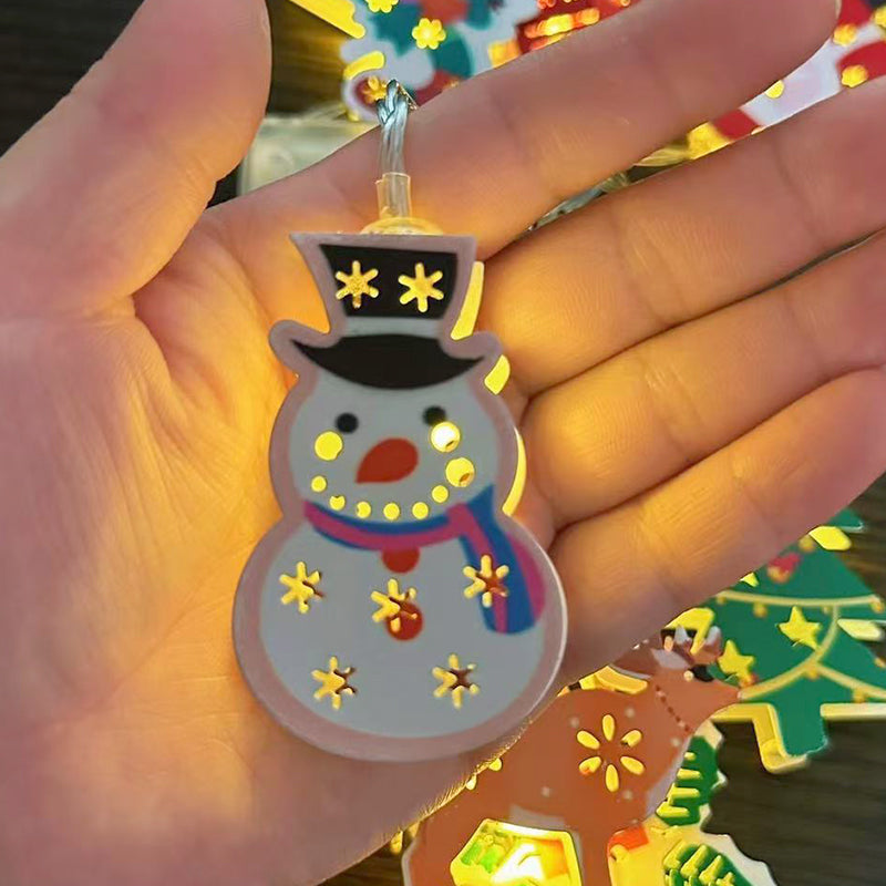 🎄  Jule-LED-strykejern dekorativ lysslyng✨