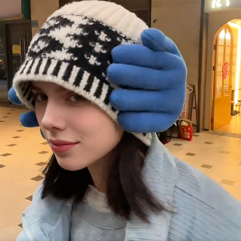 ❄️👐 Håndformede vinterøreklokker