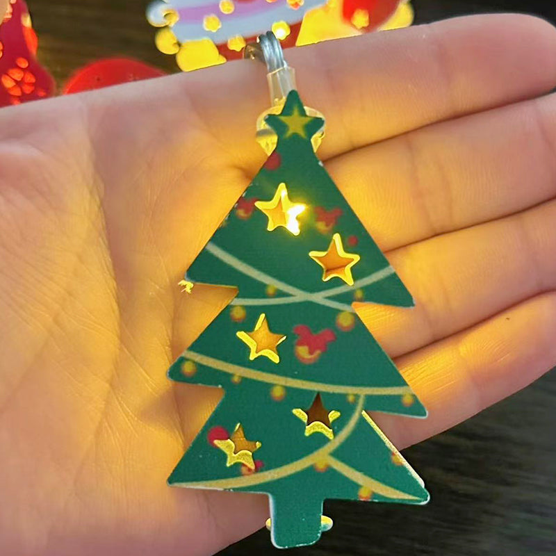 🎄  Jule-LED-strykejern dekorativ lysslyng✨