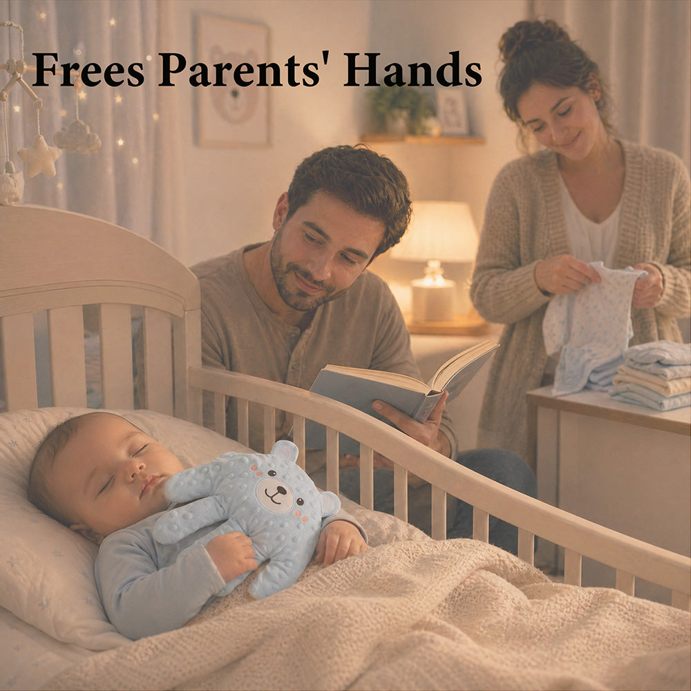 👶Smart Baby Soothing Palm – leketøy som klapper og klemmer
