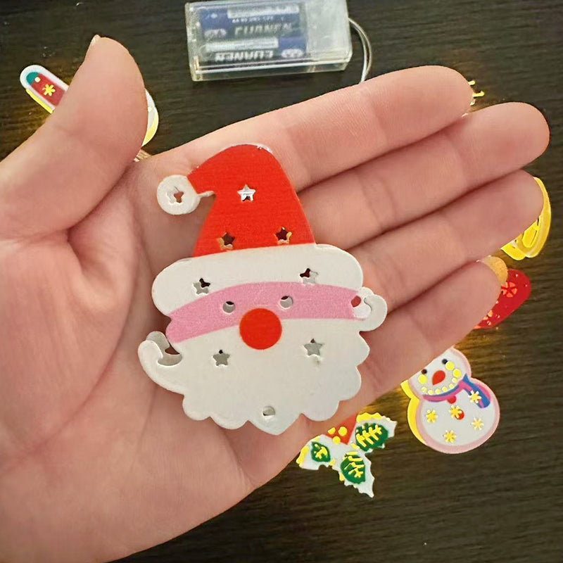 🎄  Jule-LED-strykejern dekorativ lysslyng✨