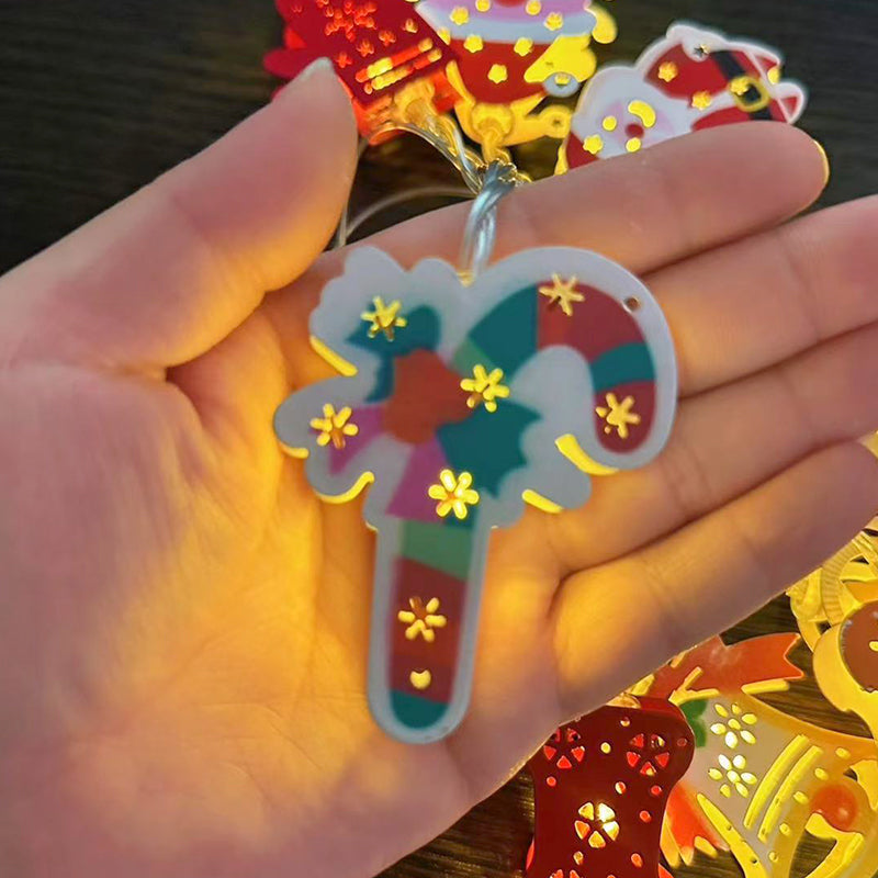 🎄  Jule-LED-strykejern dekorativ lysslyng✨