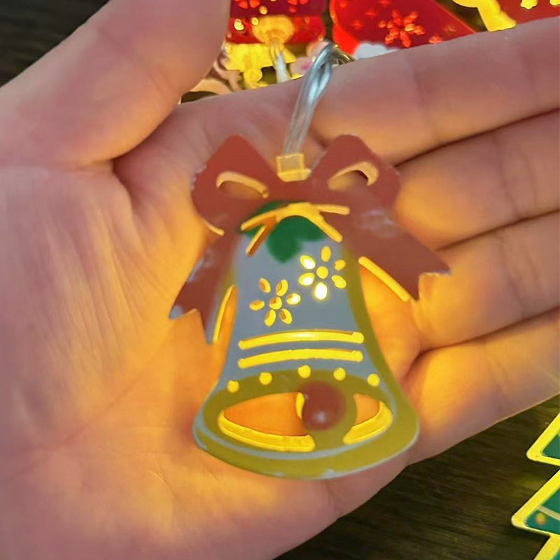 🎄  Jule-LED-strykejern dekorativ lysslyng✨