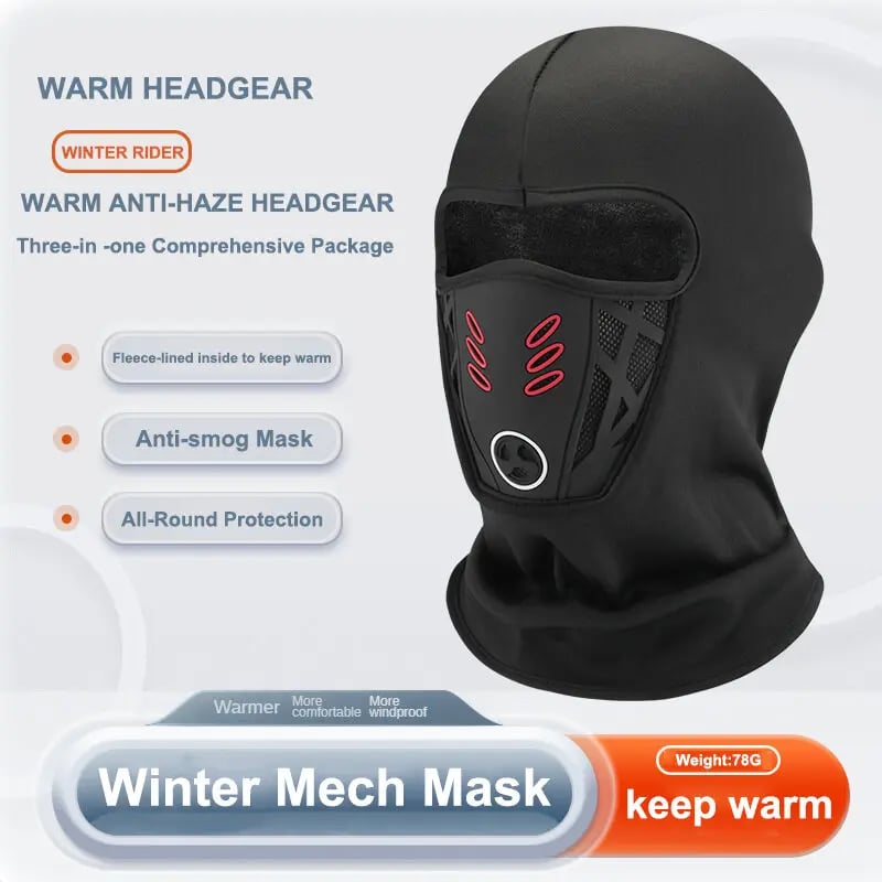 🔥Varmt salg 49 % rabatt🔥Balaclava Ski Face Mask Vinter Vindtett Varm Maske 3D Design Pustende Bandana