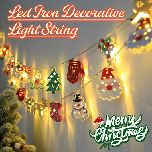 🎄  Jule-LED-strykejern dekorativ lysslyng✨