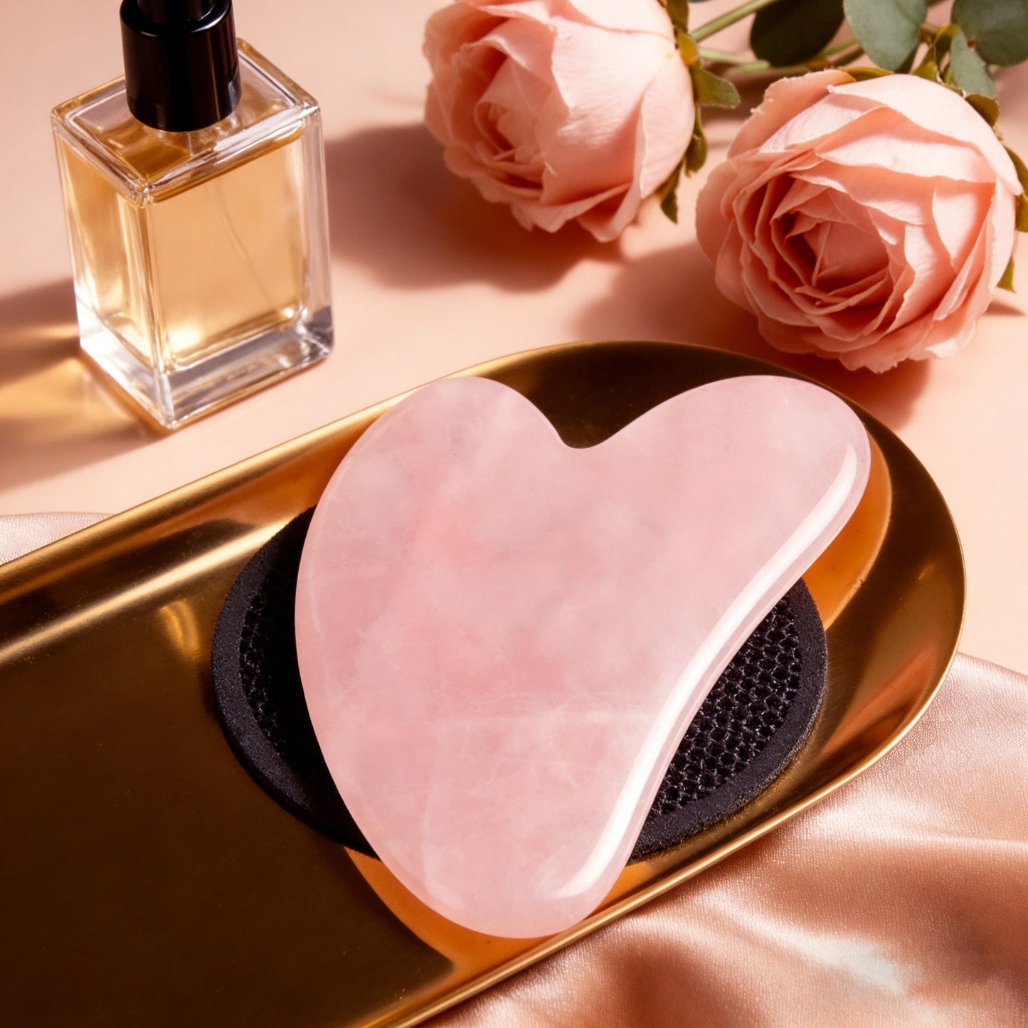 🔥Kjøp 1, få 1 gratis💖Gua Sha-massasjeverktøy i naturkrystall i hjerteform – Gua Sha-verktøy for hele kroppen, til ansikt, hals og krop