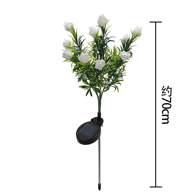 🌸Solcelledrevne blomsterlykter – vanntett hagedekorasjon