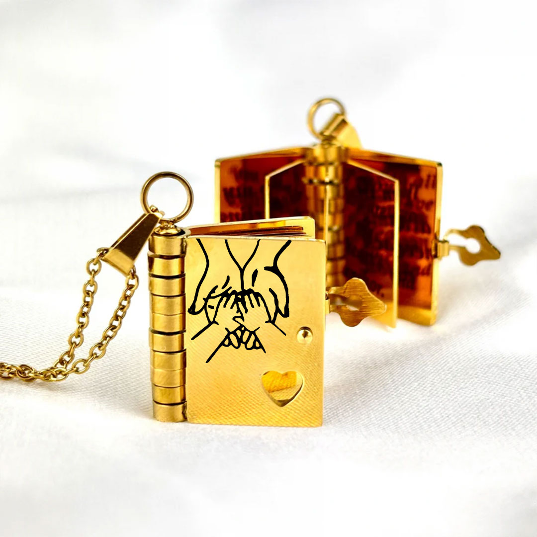 👪Gave til barnet mitt - bokkjede med "Min lille stjerne"