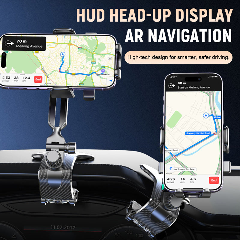 🚗 360° roterende telefonholder til bil – ✨Utimalt fleksibilitet for sikker kjøring✨