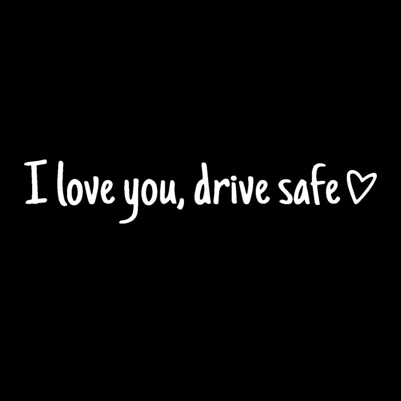 ✨KJØP 1, FÅ 1 GRATIS💓 «Jeg elsker deg, kjør trygt»-klistremerker (4 stk.)