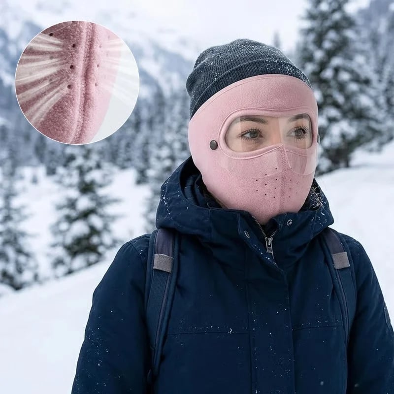 ✨Termisk ørebeskyttelse – vinteransiktsmaske med beskyttende øyebeskyttelse