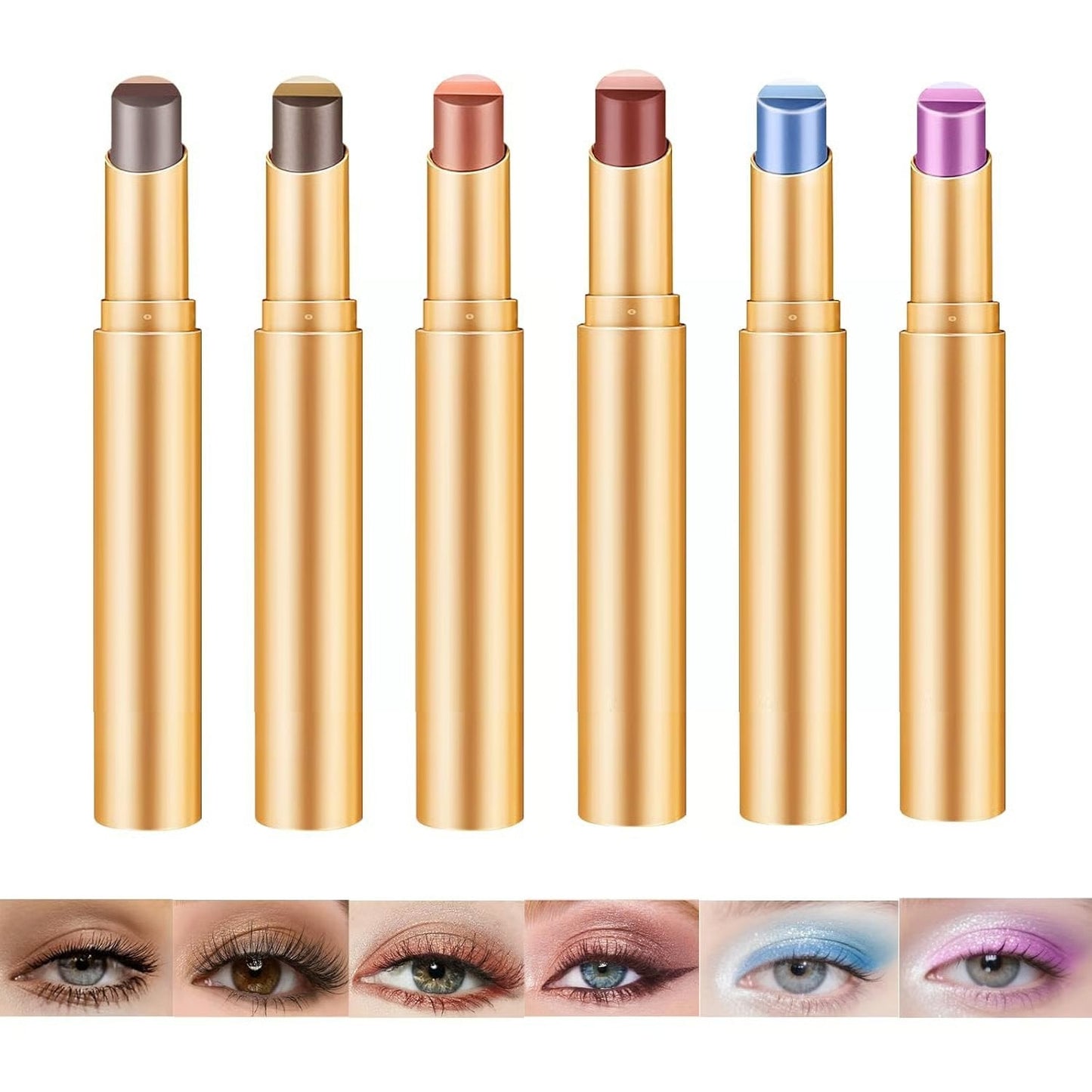 ✨3 Shade Cream Eyeshadow Stick | Glatt og lett å falme