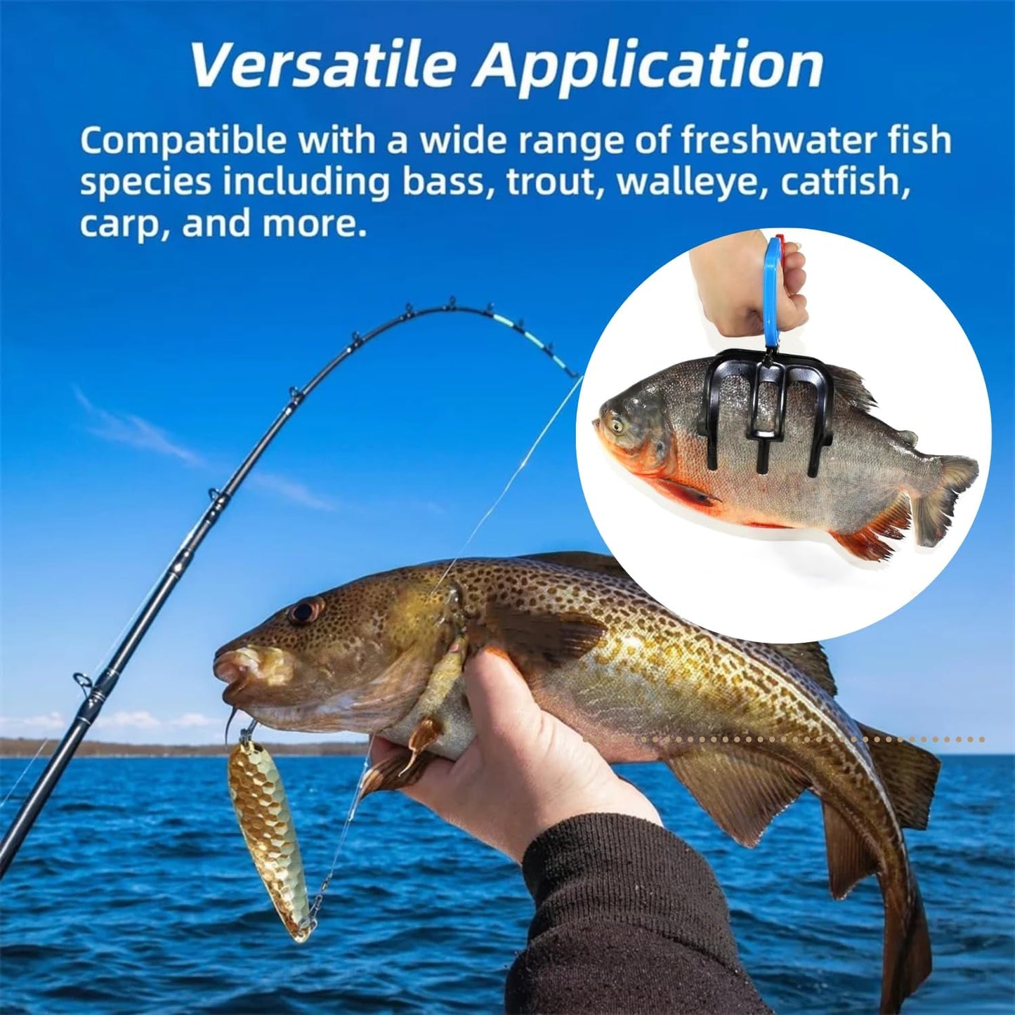 🐟Fiskegrep med klør – fiskegrep med 2 eller 3 klør
