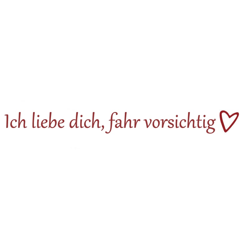 ✨KJØP 1, FÅ 1 GRATIS💓 «Jeg elsker deg, kjør trygt»-klistremerker (4 stk.)