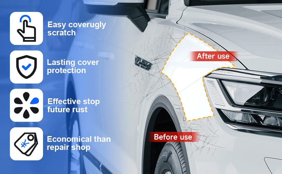 Bilpen for reparasjon av riper – vanntett, enkel DIY-ripreparasjon