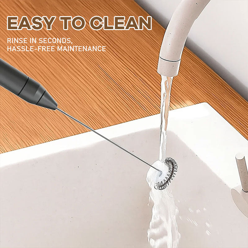 ☕ Handhållen elektrisk mjölkskummare & äggvis