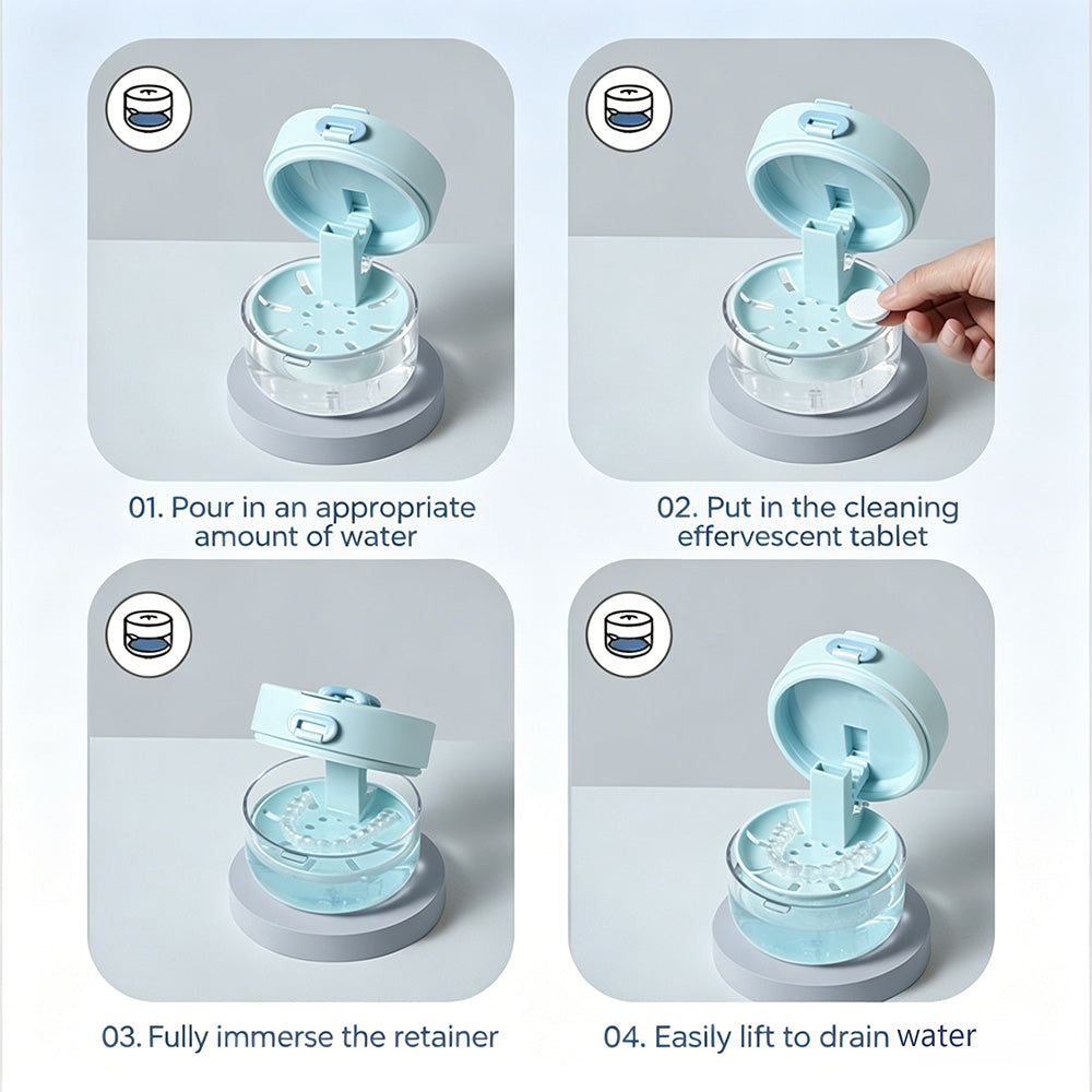 🦷Bærbar 3-i-1-etui til tannregulering