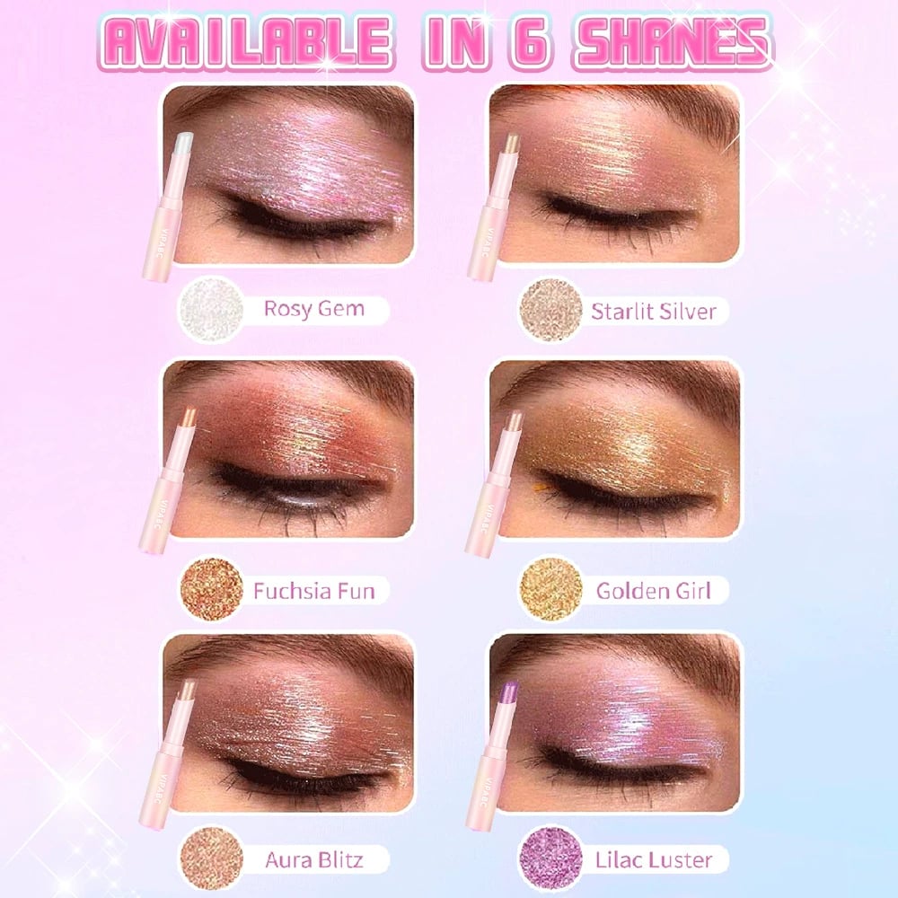 ✨Populær superskinnende, flerfarget vanngelé-øyenskyggestift✨