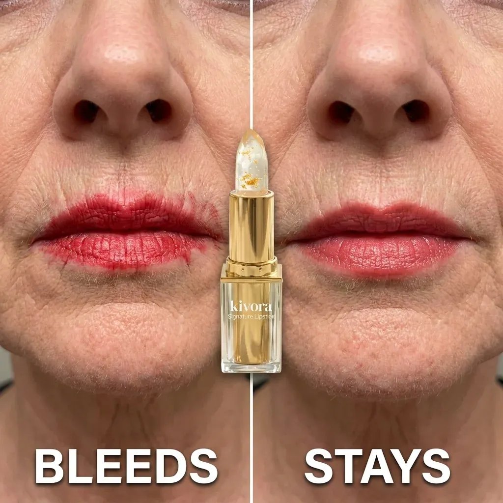 💋Fargeskiftende leppestift som ikke smitter av💄Farges automatisk ved berøring!