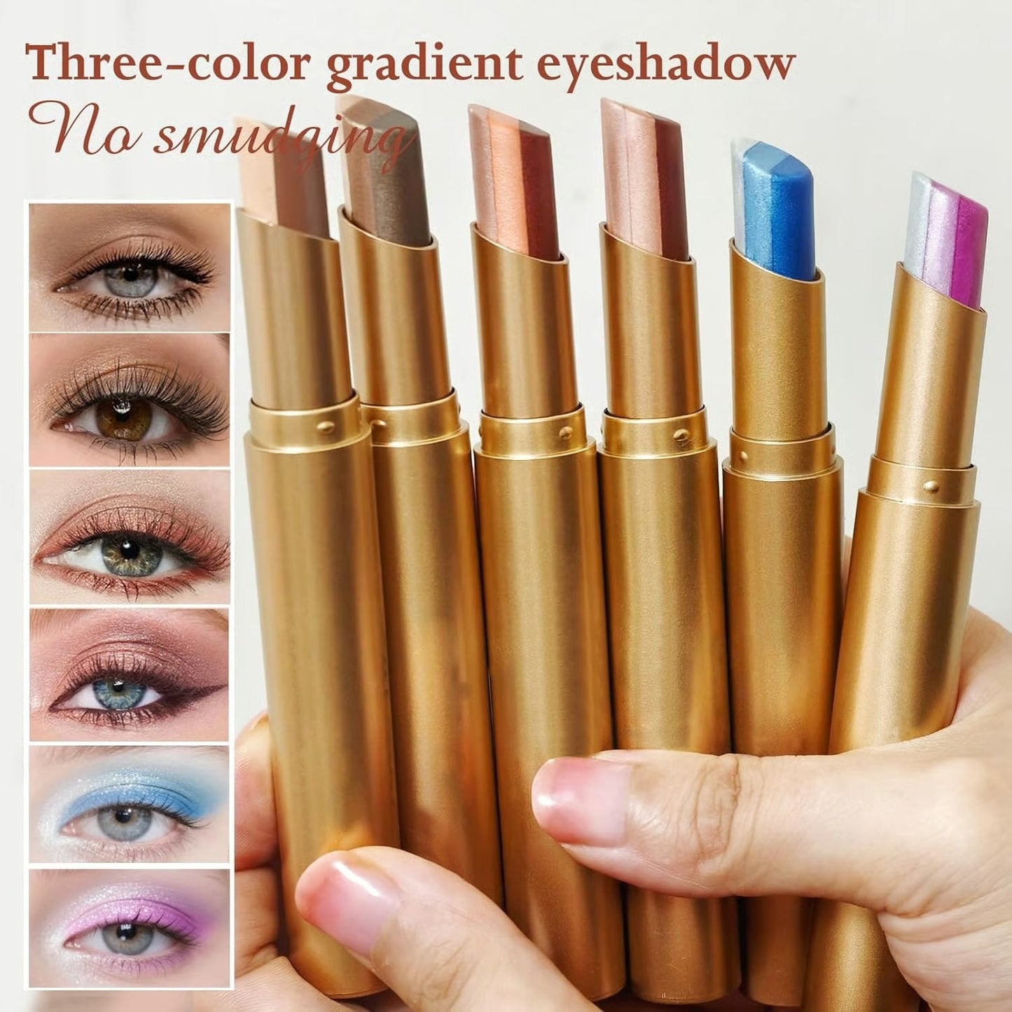 ✨3 Shade Cream Eyeshadow Stick | Glatt og lett å falme
