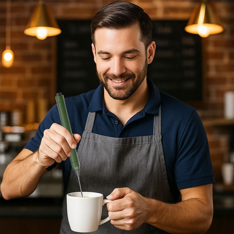 ☕ Handhållen elektrisk mjölkskummare & äggvis
