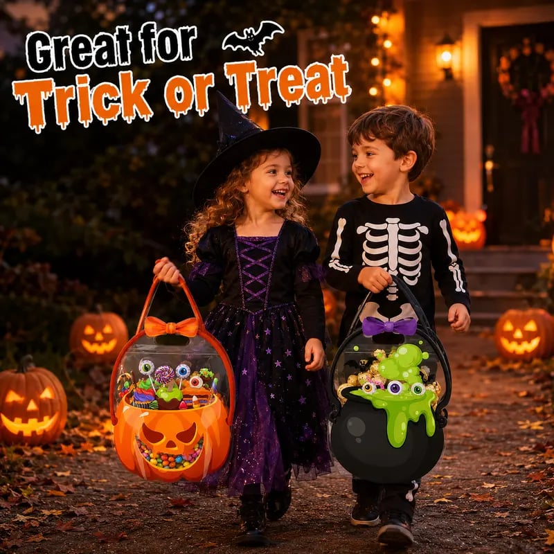 🎃 Halloween-godteriposer – 12/24/36/48/60 stk. godteriposer 👻