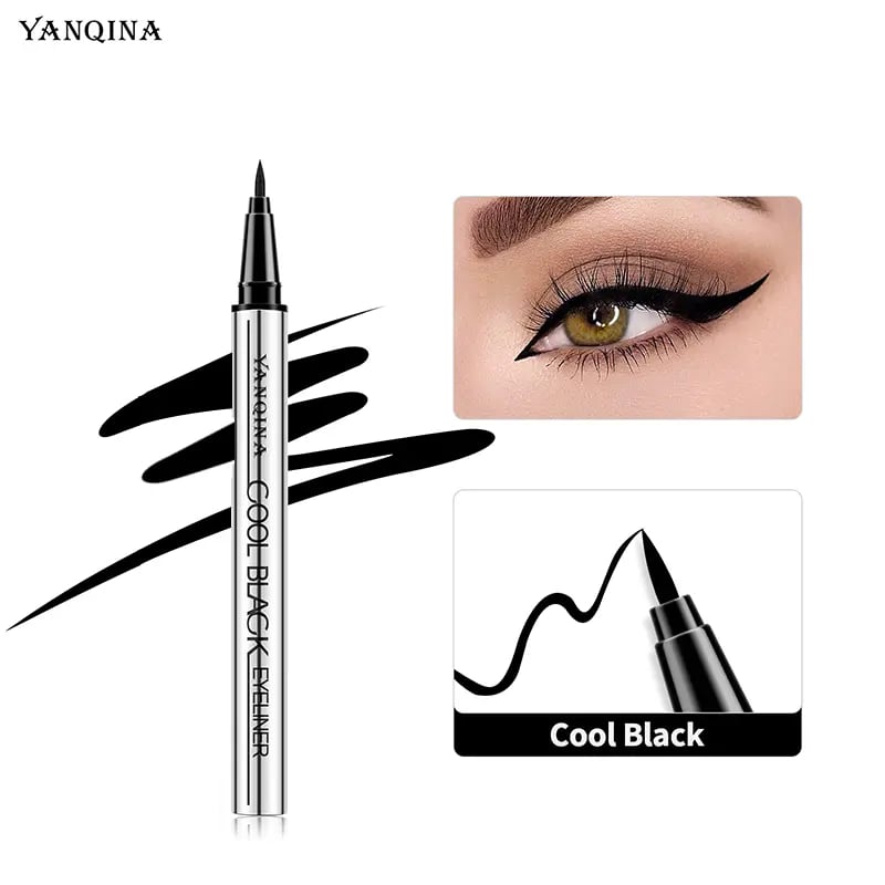 ✨🖌️ Langvarig vanntett eyeliner — Vegansk formel, 24-timers jevn og lett bruk 💫