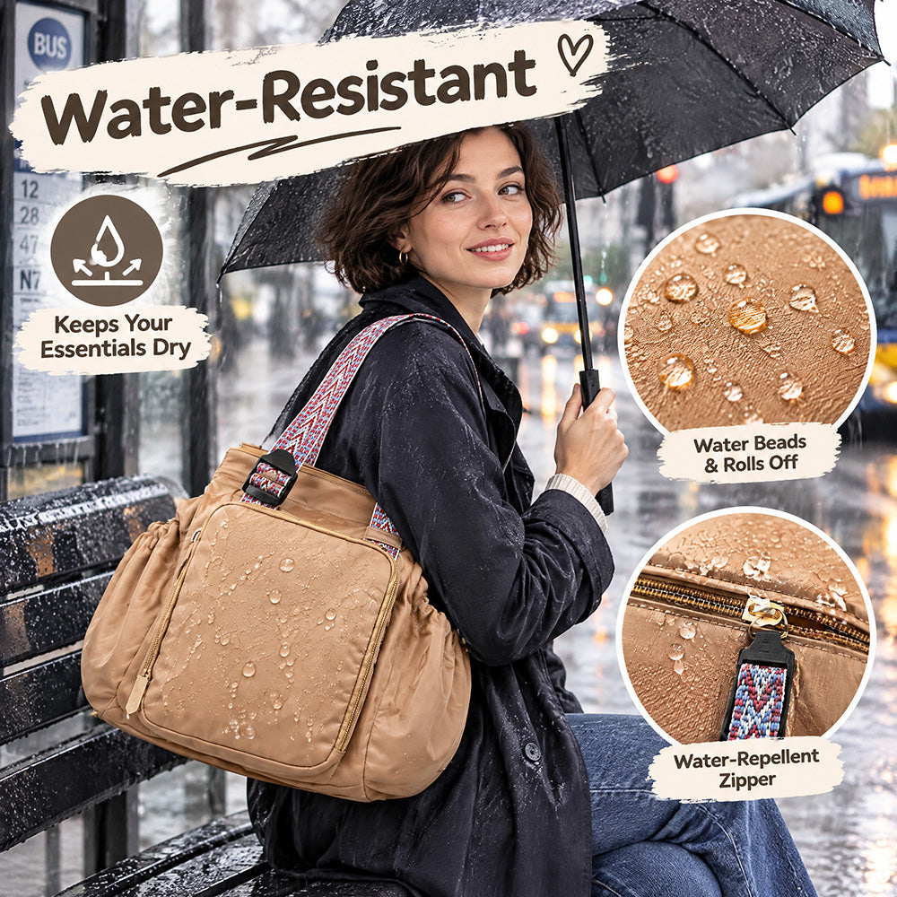 👜2026 Versatile Diaper Bag Backpack - 15-Pocket Waterproof Travel Mom Bag