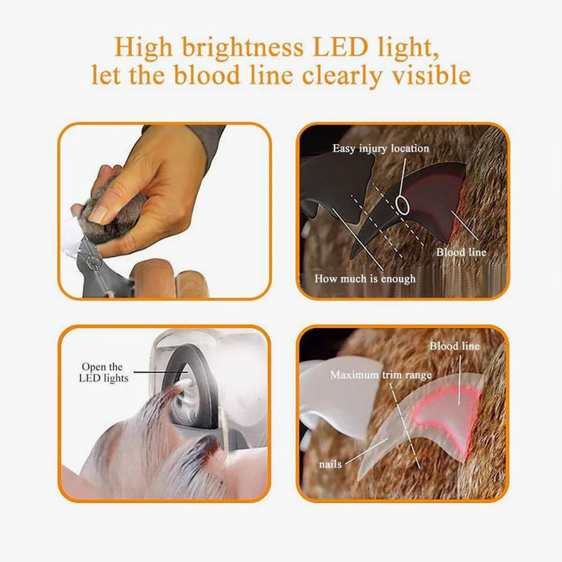 LED-negleklipper for kjæledyr