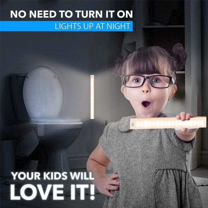 🎁Spesialtilbud 49 % rabatt🔥-💡Magnetisk induksjonsnattlys krever ingen boring