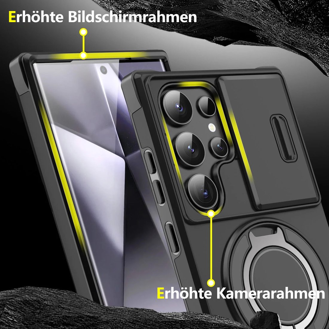 📱Premium-Armor-Schutzhülle mit Standfunktion für die Samsung Galaxy S-Serie