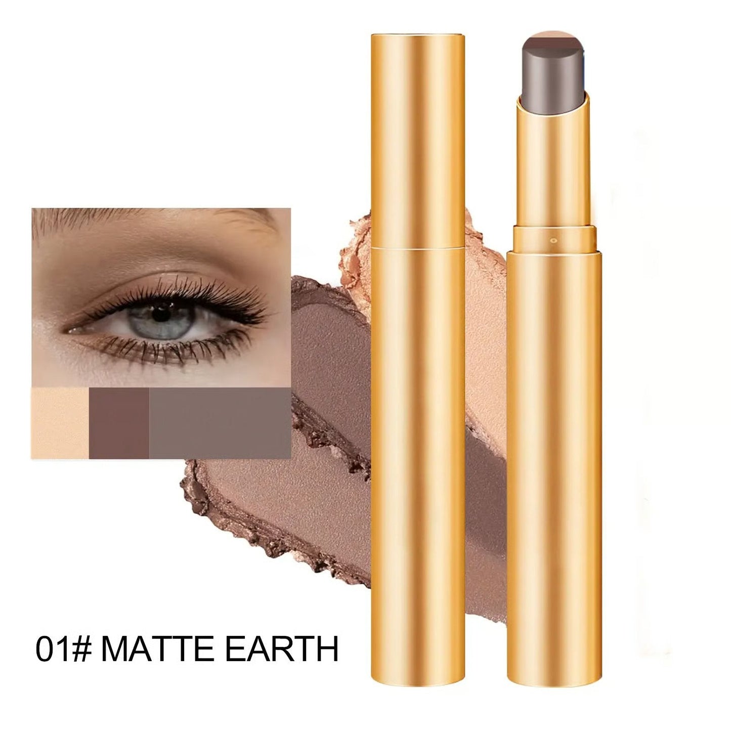 ✨3 Shade Cream Eyeshadow Stick | Glatt og lett å falme