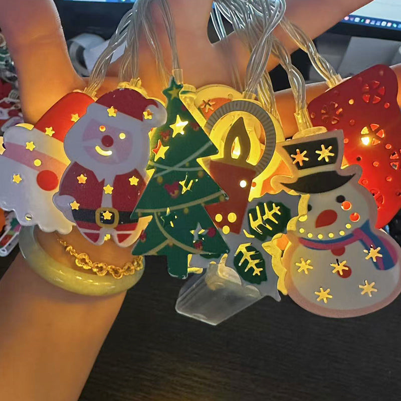 🎄  Jule-LED-strykejern dekorativ lysslyng✨