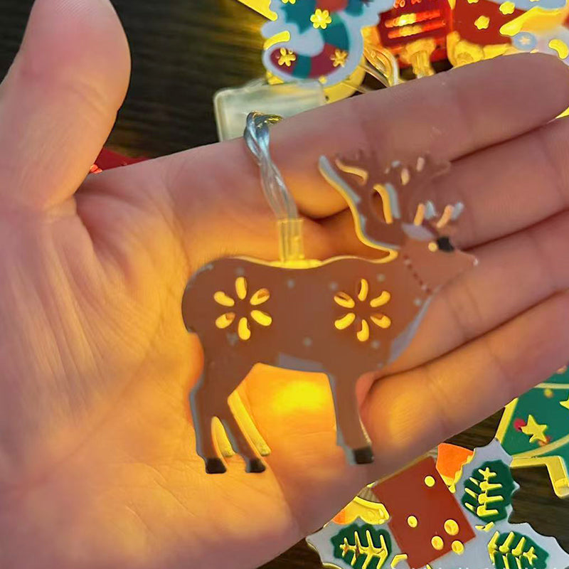 🎄  Jule-LED-strykejern dekorativ lysslyng✨