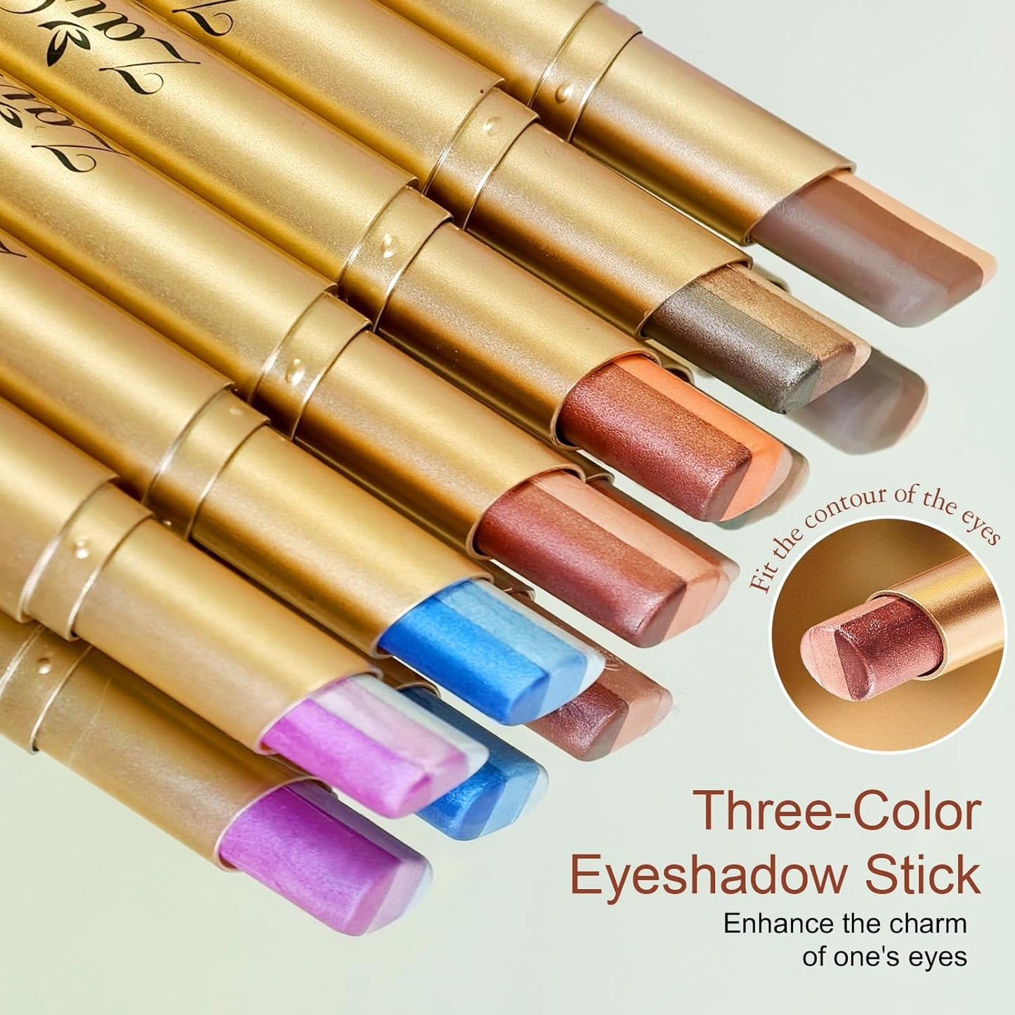 ✨3 Shade Cream Eyeshadow Stick | Glatt og lett å falme