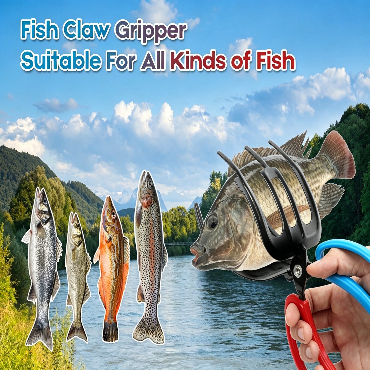 🐟Fiskegrep med klør – fiskegrep med 2 eller 3 klør