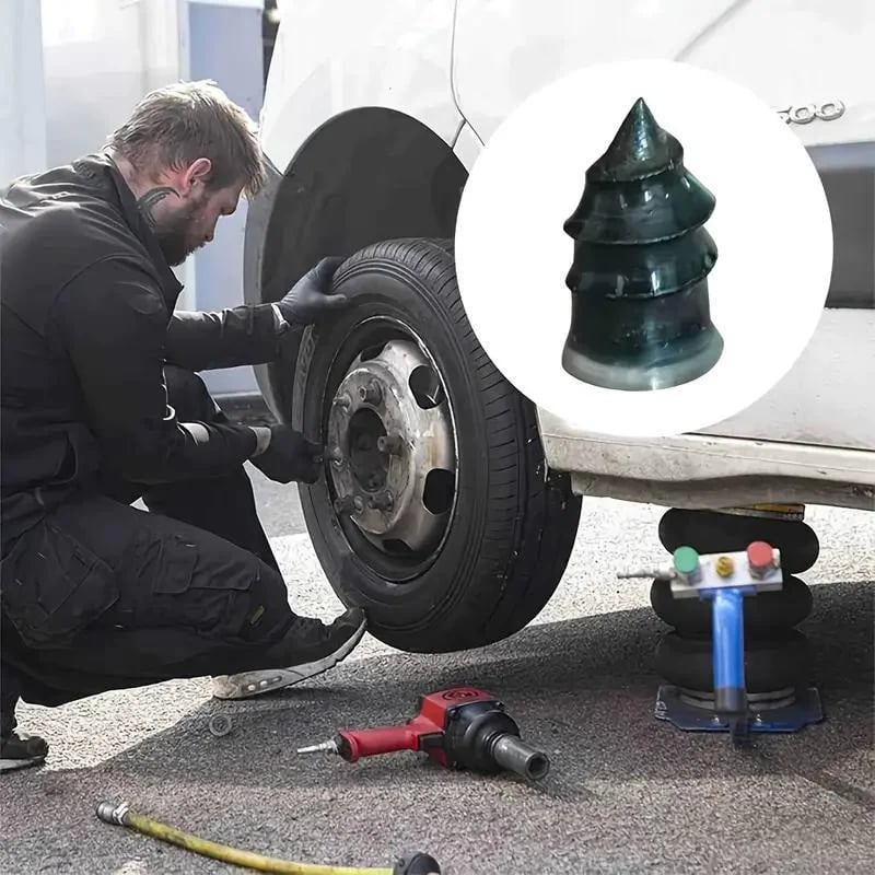 🎯【49 % rabatt på siste dag】Eksplosjonssikre gumminagler til dekkreparasjon 🔧Gratis skrutrekker