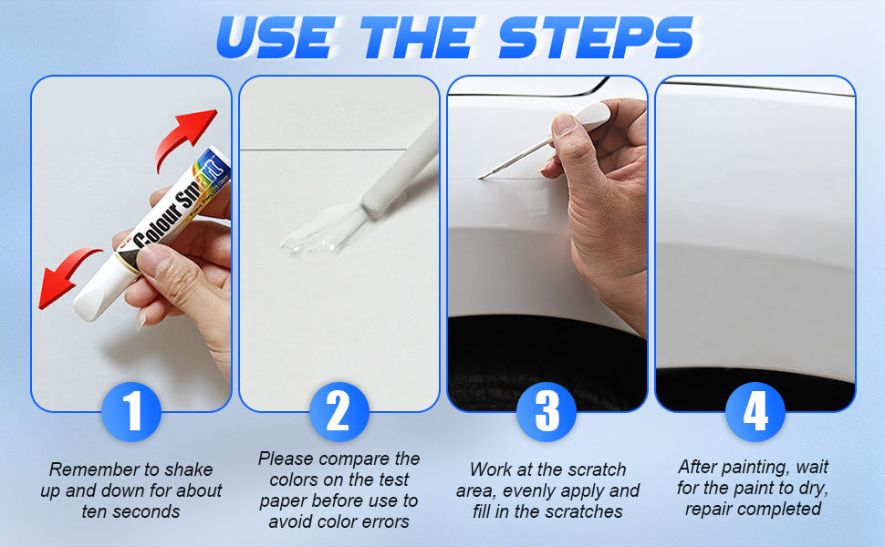 Bilpen for reparasjon av riper – vanntett, enkel DIY-ripreparasjon