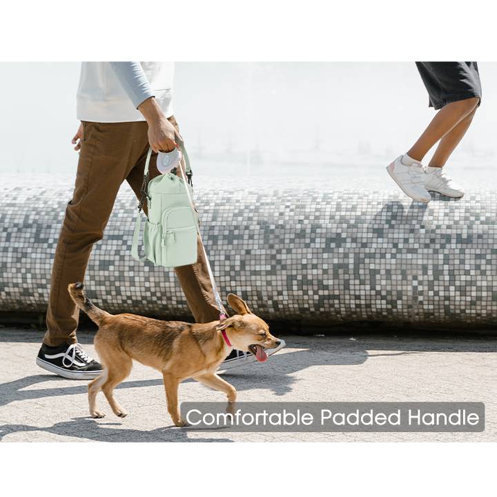 ✨Slitasjebestandig og vanntett💦Flaskeholder-slingbag med mobillomme – skulderveske med kryssrem