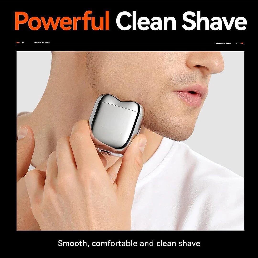 🏆Siste dag med tilbud!🎁 2025 – Nye, oppgraderte lommebarbermaskiner: USB-minibarbermaskiner for men