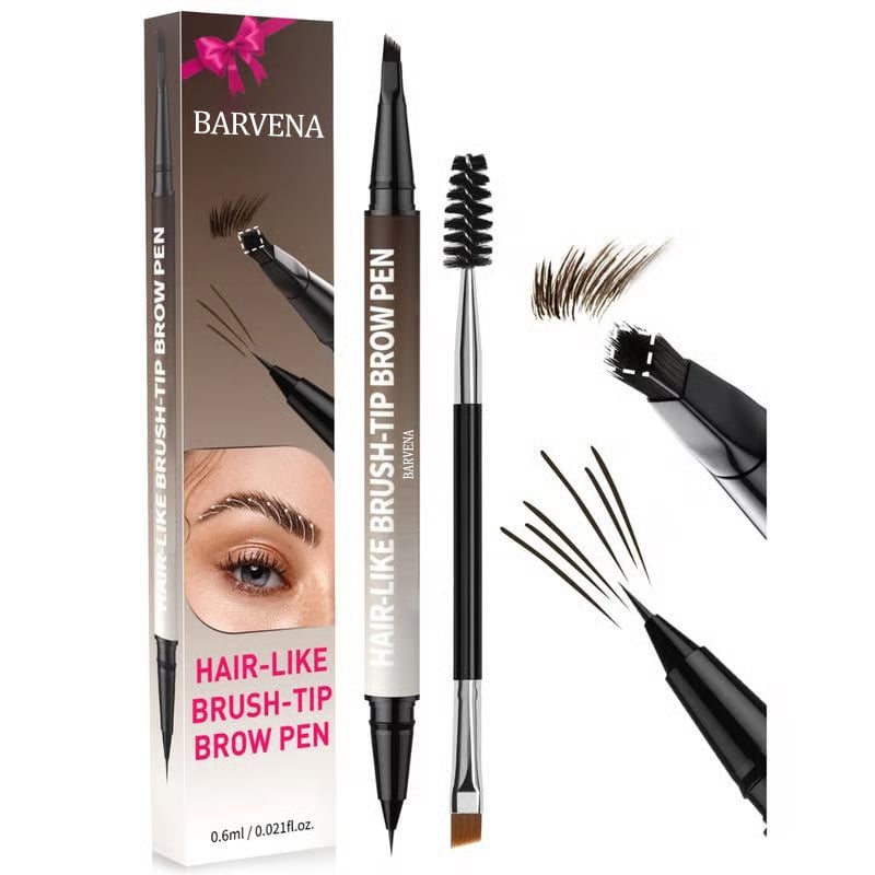 🌟 Oppnå perfekte bryn - ✨ 4D brynpenn - for naturlige, perfekte øyenbryn og eyeliner hele dagen! 💁‍♀